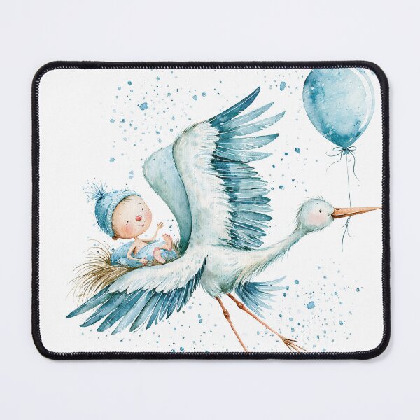 Item preview, Skybound with Stork & Balloon designed and sold by Venon28.