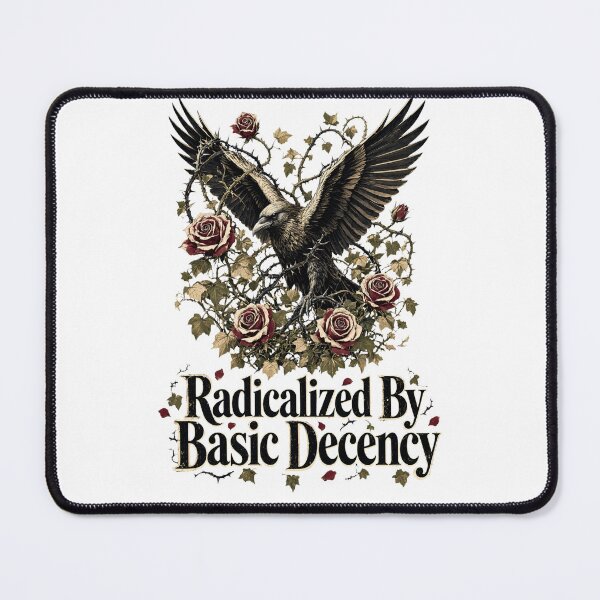Item preview, Radicalized by Basic Decency - Gothic Raven & Roses designed and sold by BumbleBloom7.