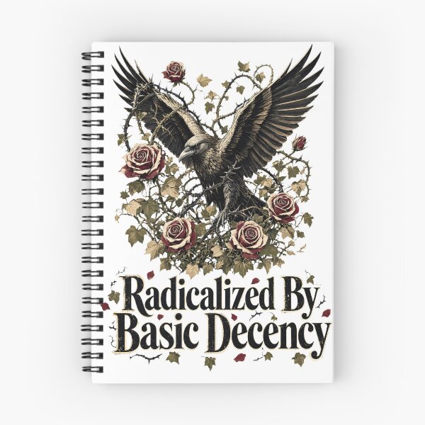 Item preview, Radicalized by Basic Decency - Gothic Raven & Roses designed and sold by BumbleBloom7.
