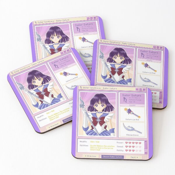 Item preview, Sailor Saturn – Powers | Cute Kawaii Anime Art designed and sold by bella-rosa87.