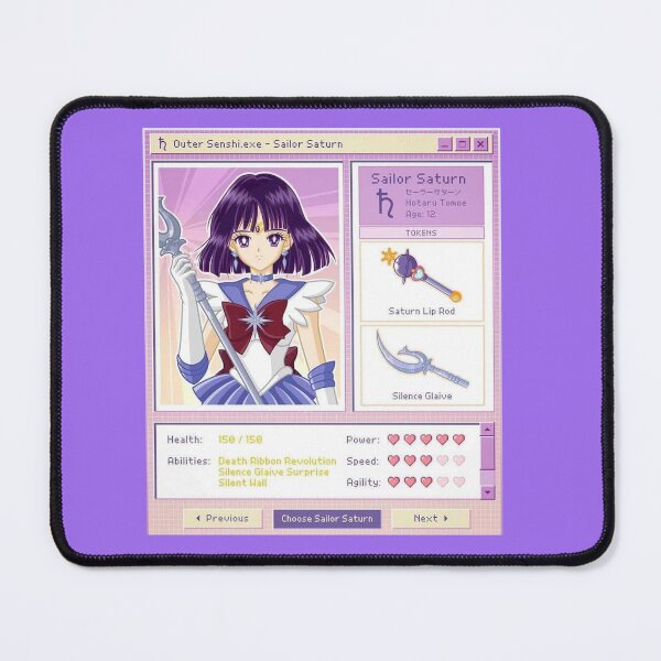 Item preview, Sailor Saturn – Powers | Cute Kawaii Anime Art designed and sold by bella-rosa87.