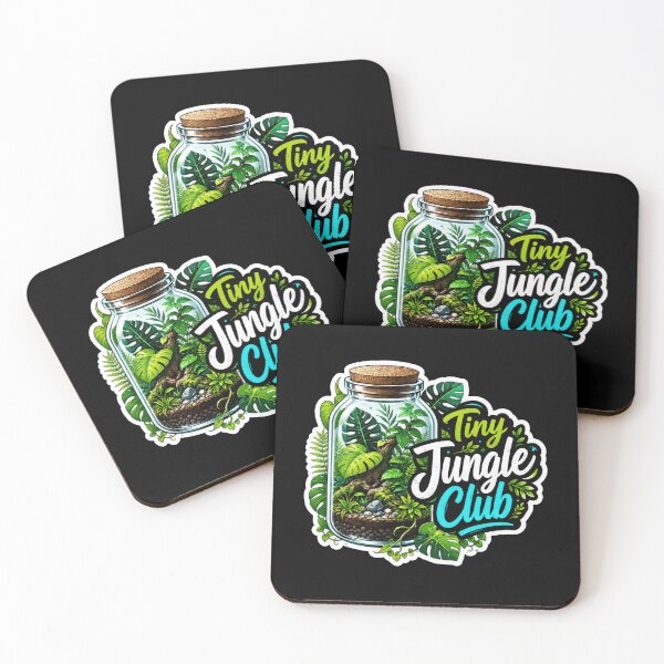 Item preview, Tiny Jungle Club – Tropical Terrarium  designed and sold by Sketchlegacy.