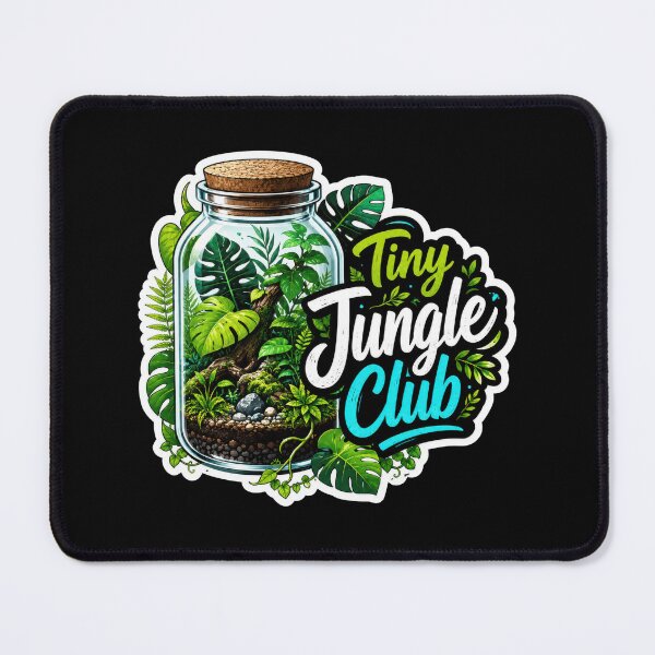 Item preview, Tiny Jungle Club – Tropical Terrarium  designed and sold by Sketchlegacy.