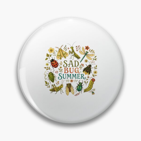Item preview, Sad Bug Summer Vintage Entomology Nature Lover designed and sold by Rahamkshop.