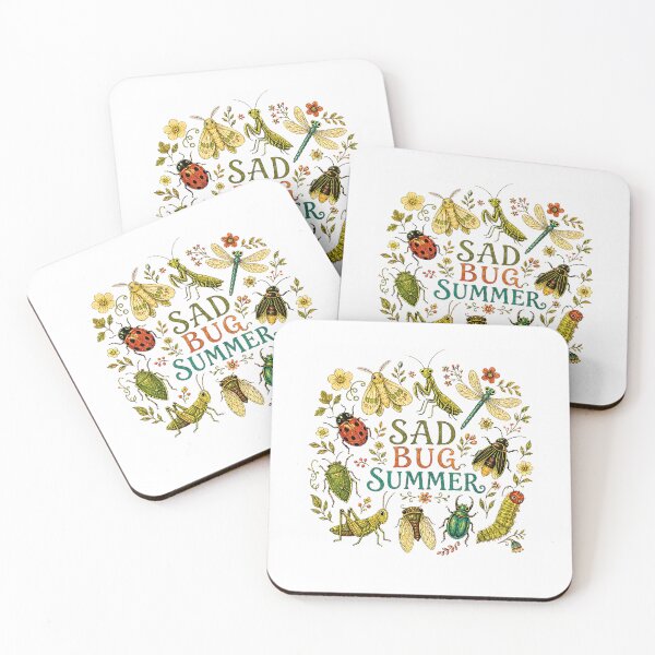Item preview, Sad Bug Summer Vintage Entomology Nature Lover designed and sold by Rahamkshop.