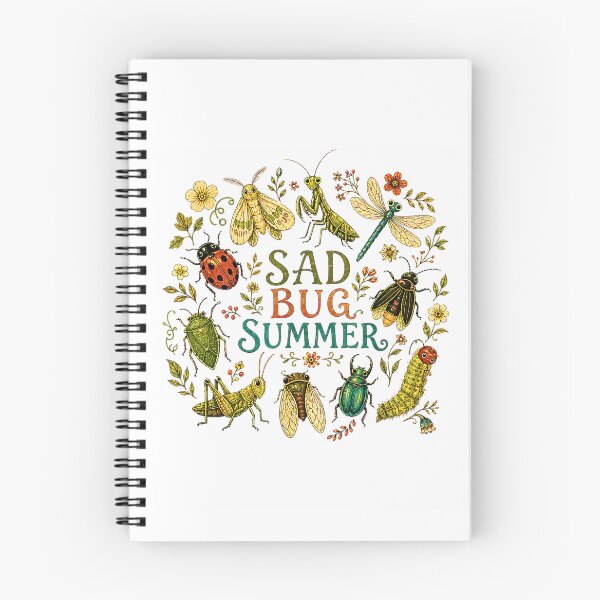 Item preview, Sad Bug Summer Vintage Entomology Nature Lover designed and sold by Rahamkshop.
