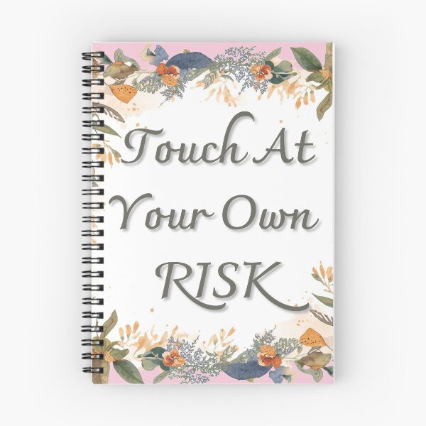 Item preview, Watercolor Botanical Touch At Your Own Risk Floral Artwork designed and sold by Biedroneczka.