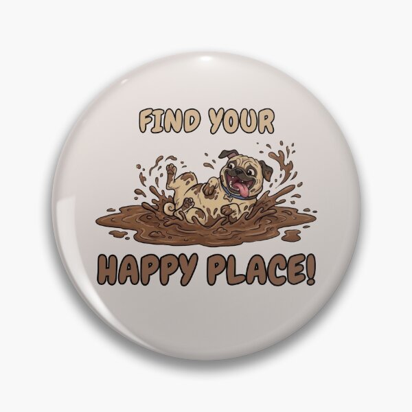 Item preview, Pug Dog Bliss - Find Your Happy Place designed and sold by Marlette LLC.