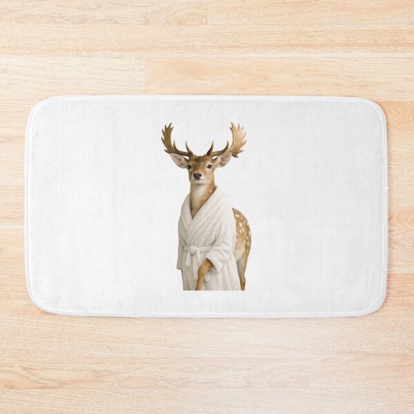 Item preview, Relaxing Bathrobe Fallow Deer designed and sold by Sillytoe.