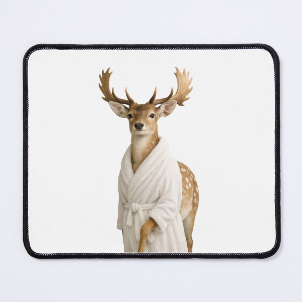 Item preview, Relaxing Bathrobe Fallow Deer designed and sold by Sillytoe.