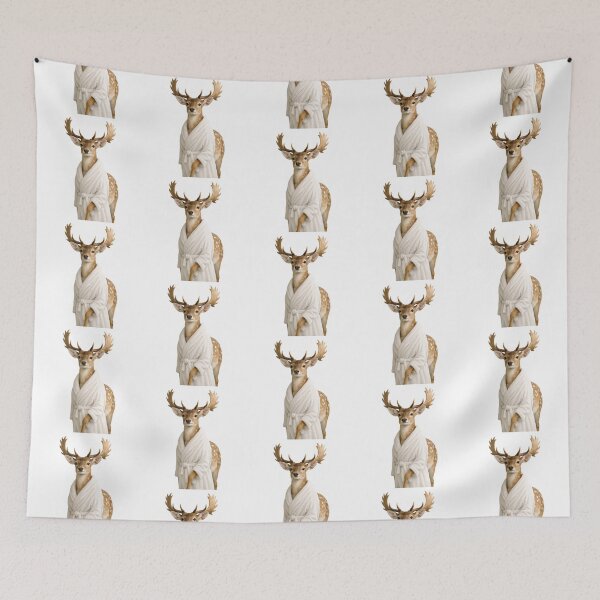Item preview, Relaxing Bathrobe Fallow Deer designed and sold by Sillytoe.