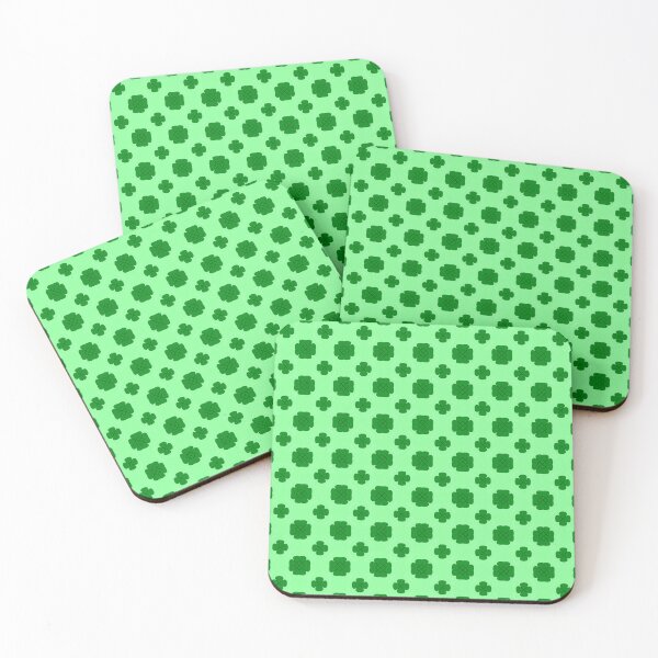 Item preview, Lucky Green Shamrock and Clover Seamless Pattern designed and sold by VOYID ART STUDIO.