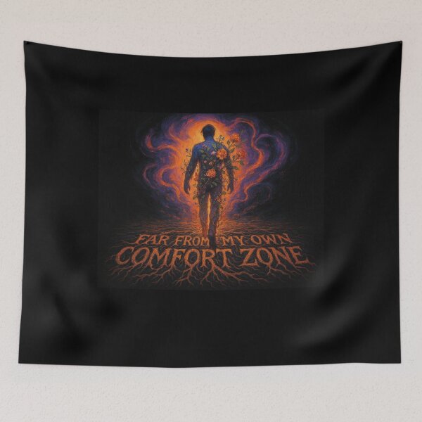 Item preview, Far From My Own Comfort Zone - Neon Rebirth designed and sold by AcosDesign.