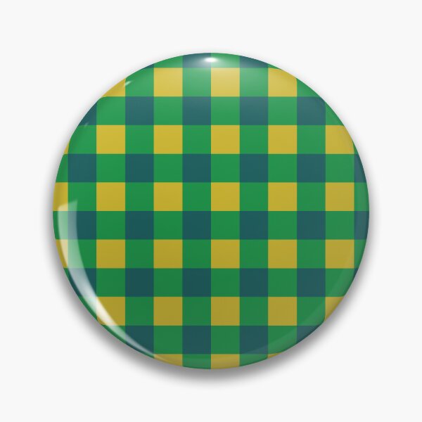 Item preview, Emerald Green, Teal and Mustard Checkerboard Pattern | Seamless Geometric Squares designed and sold by ViviNyks.