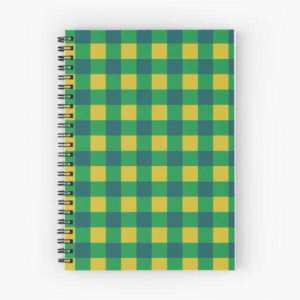 Item preview, Emerald Green, Teal and Mustard Checkerboard Pattern | Seamless Geometric Squares designed and sold by ViviNyks.