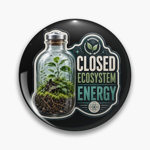 Item preview, Closed Ecosystem Energy – Self-Sustaining Terrarium  designed and sold by Sketchlegacy.