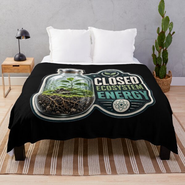 Item preview, Closed Ecosystem Energy – Self-Sustaining Terrarium designed and sold by Sketchlegacy.