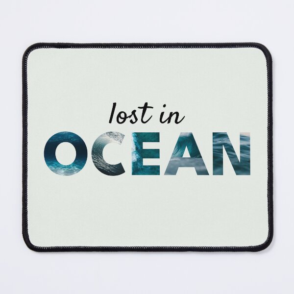 Item preview, Lost in Ocean – Ocean Waves Aesthetic Word Art designed and sold by NeededTees.