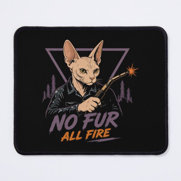 Item preview, Sphynx Cat – No Fur All Fire Retro Sunset designed and sold by RusticMeadow.