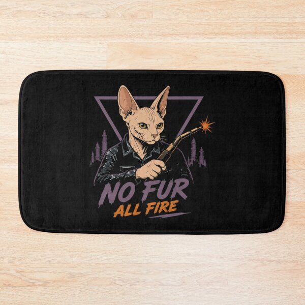 Item preview, Sphynx Cat – No Fur All Fire Retro Sunset designed and sold by RusticMeadow.