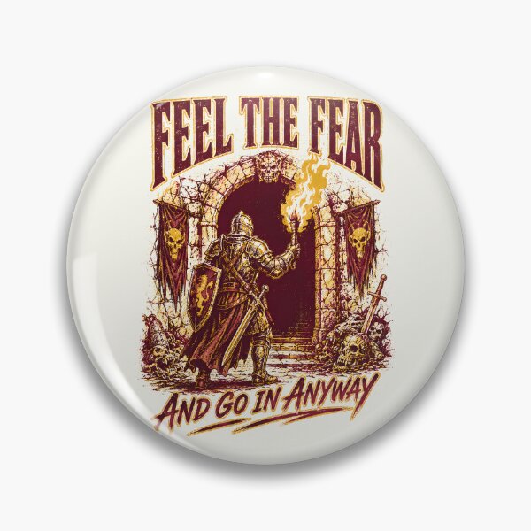 Item preview, Feel the Fear Medieval Knight Courage designed and sold by Victor Shadehorn.