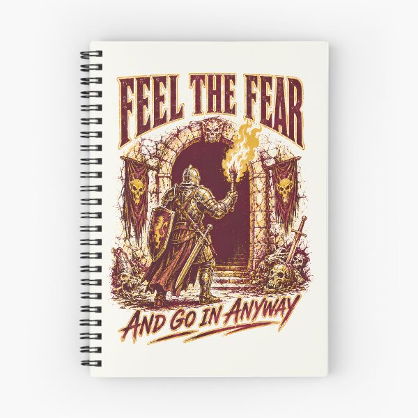 Item preview, Feel the Fear Medieval Knight Courage designed and sold by Victor Shadehorn.