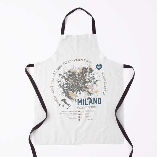 Item preview, Milan Vintage Map Italian Style designed and sold by waldraws.