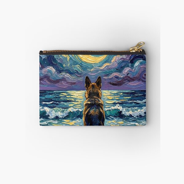 Item preview, Beach Night - German Shepherd designed and sold by AjaTrier.