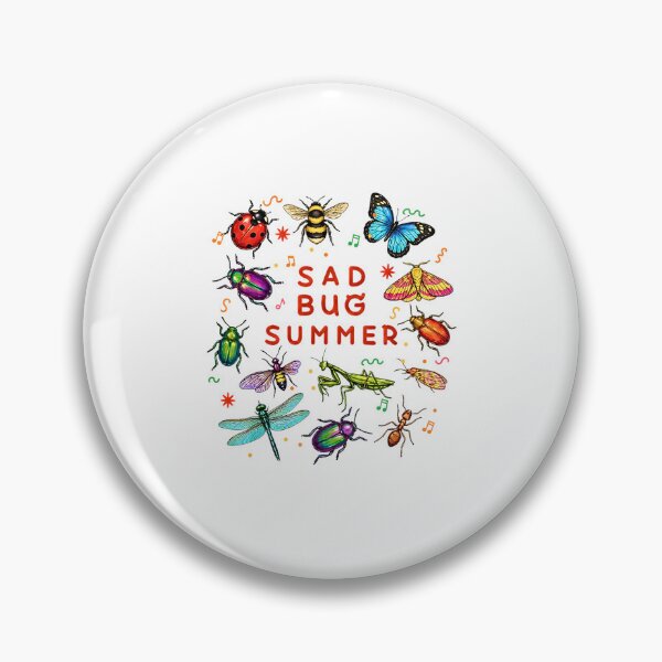 Item preview, Sad Bug Summer Vintage Entomology Nature Lover designed and sold by Rahamkshop.