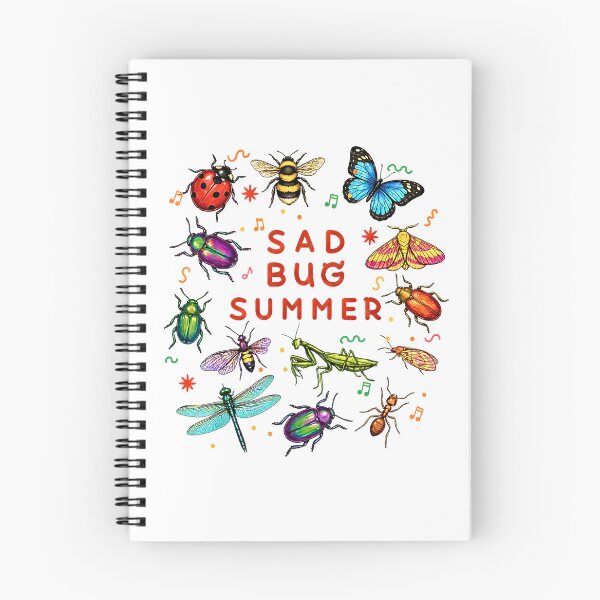 Item preview, Sad Bug Summer Vintage Entomology Nature Lover designed and sold by Rahamkshop.
