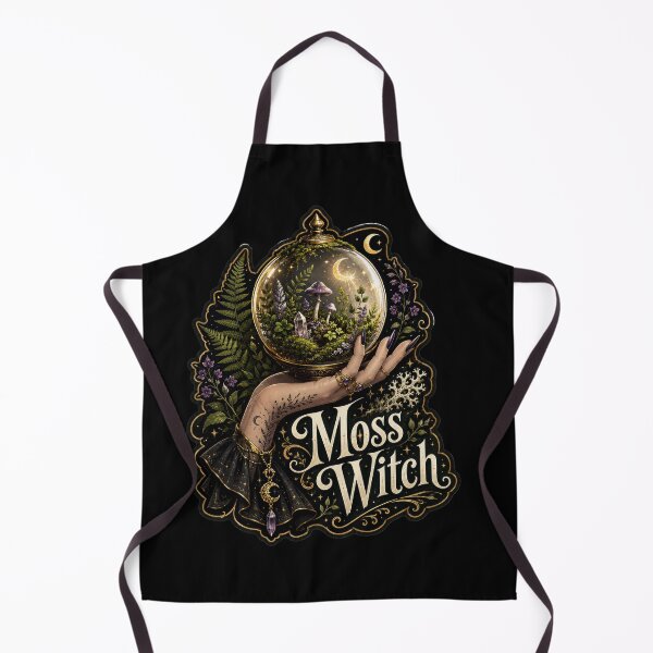 Item preview, Moss Witch – Enchanted Terrarium Magic designed and sold by Sketchlegacy.