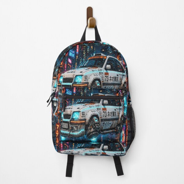 Item preview, Retro Cyberpunk Kadett White Car designed and sold by JMAVILA ART.