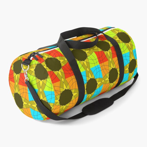 Item preview, Retro Kaleidoscope Geometric Grid Pattern designed and sold by VOYID ART STUDIO.