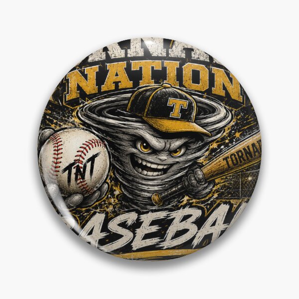 Item preview, Tornado Nation baseball black and gold Pride designed and sold by LamesaFanShop.