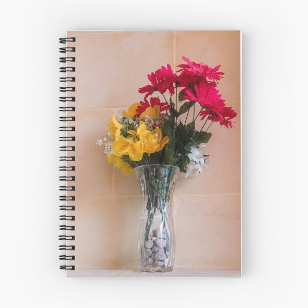 Item preview, Glass Vase Bouquet Of Colorful Artificial Flowers On Stone Shelf For Home Decor designed and sold by Nmallia.