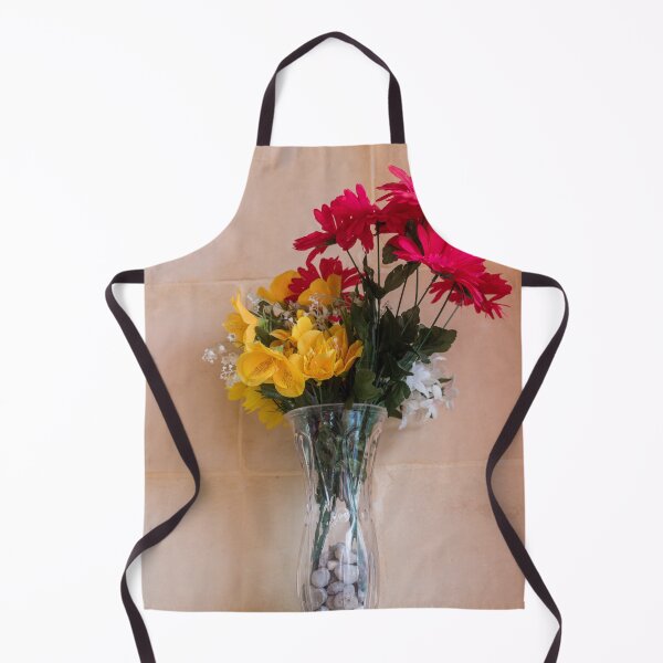 Item preview, Glass Vase Bouquet Of Colorful Artificial Flowers On Stone Shelf For Home Decor designed and sold by Nmallia.