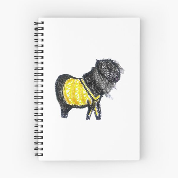 Item preview, Black Shetland Pony in a Sweater Art designed and sold by MagicYana.