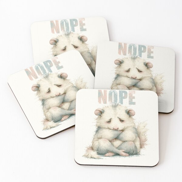 Item preview, Sleepy Possum NOPE Vintage designed and sold by SignumShop.