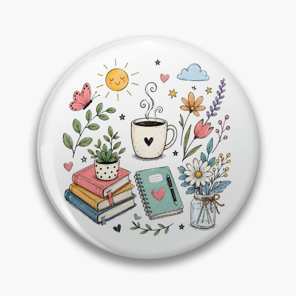 Item preview, Cute Cozy Lifestyle Doodle Illustration designed and sold by trendspatterns.