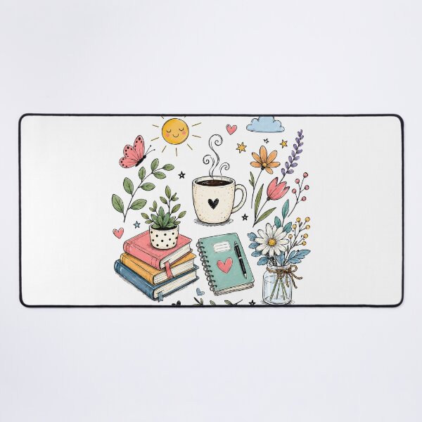 Item preview, Cute Cozy Lifestyle Doodle Illustration designed and sold by trendspatterns.