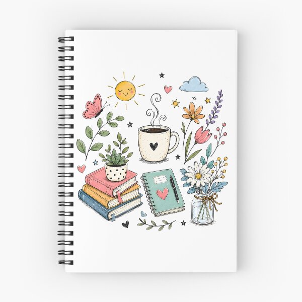 Item preview, Cute Cozy Lifestyle Doodle Illustration designed and sold by trendspatterns.