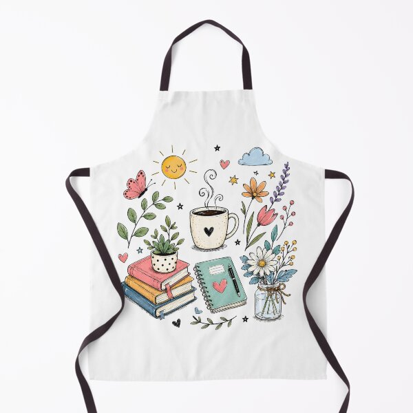 Item preview, Cute Cozy Lifestyle Doodle Illustration designed and sold by trendspatterns.