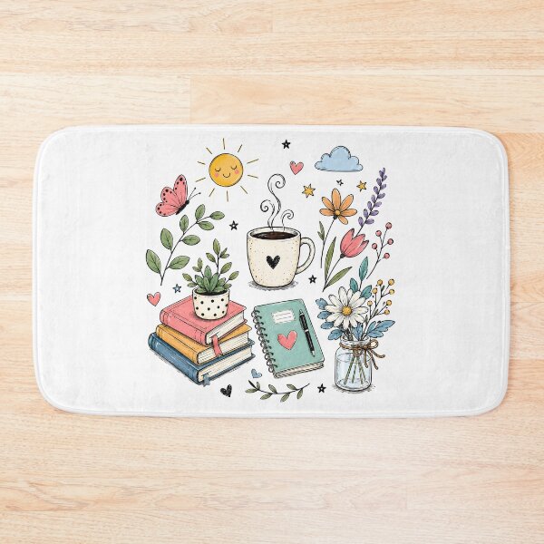 Item preview, Cute Cozy Lifestyle Doodle Illustration designed and sold by trendspatterns.