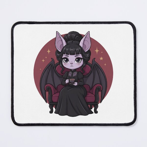 Item preview, Cute Gothic Bat Girl - Victorian Vampire Chibi Aesthetic designed and sold by CaliLuminos.