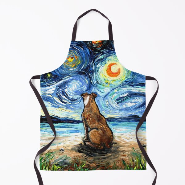 Item preview, Beach Nights - Brown Pit Bull designed and sold by AjaTrier.