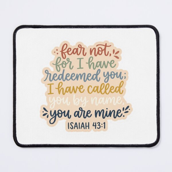 Item preview, Isaiah 43 1 Fear Not Bible Verse Boho Christian designed and sold by raedattia.