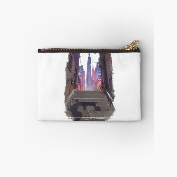 Item preview, Cyberpunk Street With No Girl Neo Tokyo Painterly Manga Art designed and sold by The Fine Print by BassAddict.