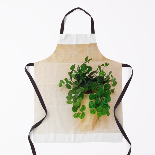 Item preview, Lush Green Hanging Plant Dripping From A Pot On A Pale Stone Wall For Interior Decor designed and sold by Nmallia.
