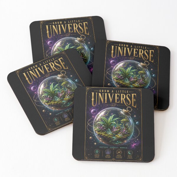 Item preview, Grow a Little Universe – Cosmic Terrarium Poster  designed and sold by Sketchlegacy.