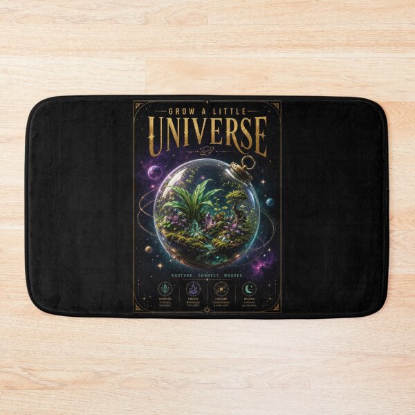 Item preview, Grow a Little Universe – Cosmic Terrarium Poster  designed and sold by Sketchlegacy.